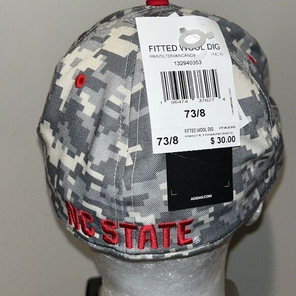 New Digital Digi Camouflage Camo Military NC State Wolfpack Baseball Cap Hat - Picture 3 of 5